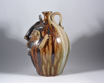 Mike Ball Devil Face Jug