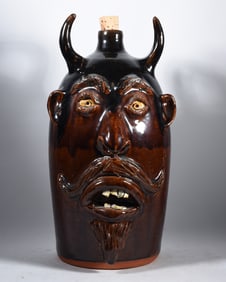 Charlie Brown Face Jug