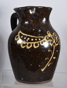 Steve Abee Slip Decorated Pitcher