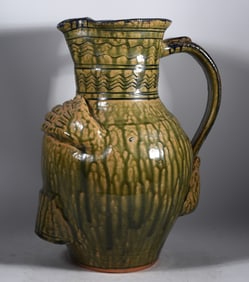 Albert Hodge Folk Pottery Pitcher
