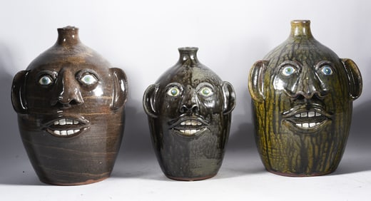 Joe Reinhardt Face Jug Group (3)