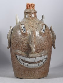 Sid Luck Pottery Face Jug