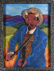 Eric Cunningham Folk Art Painting