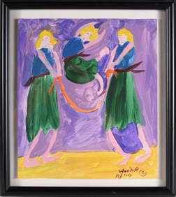 Woodie Long Painting