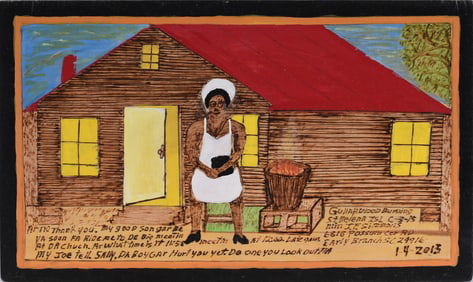 Johnnie F Simmons Woodburning