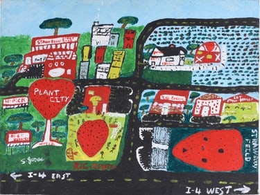 Samual Jones Folk Painting