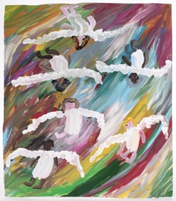 Woodie Long painting