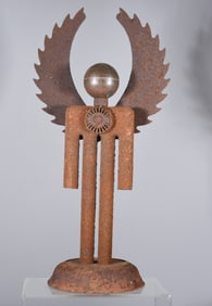 Jim Shores Metal Sculpture
