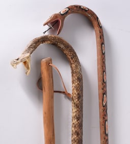 Folk Art Walking Sticks (3)