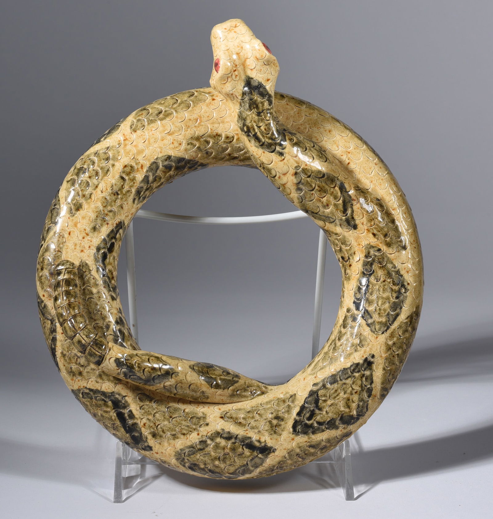 Lyn Craven Pottery Snake (1 of 3)