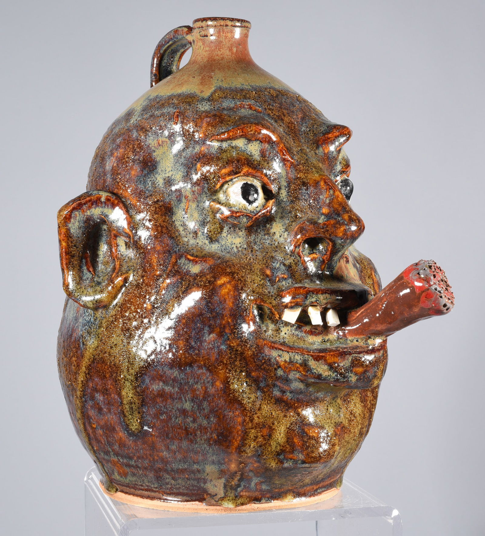 Marvin Bailey Cigar Face Jug (1 of 6)