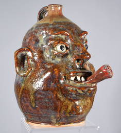 Marvin Bailey Cigar Face Jug