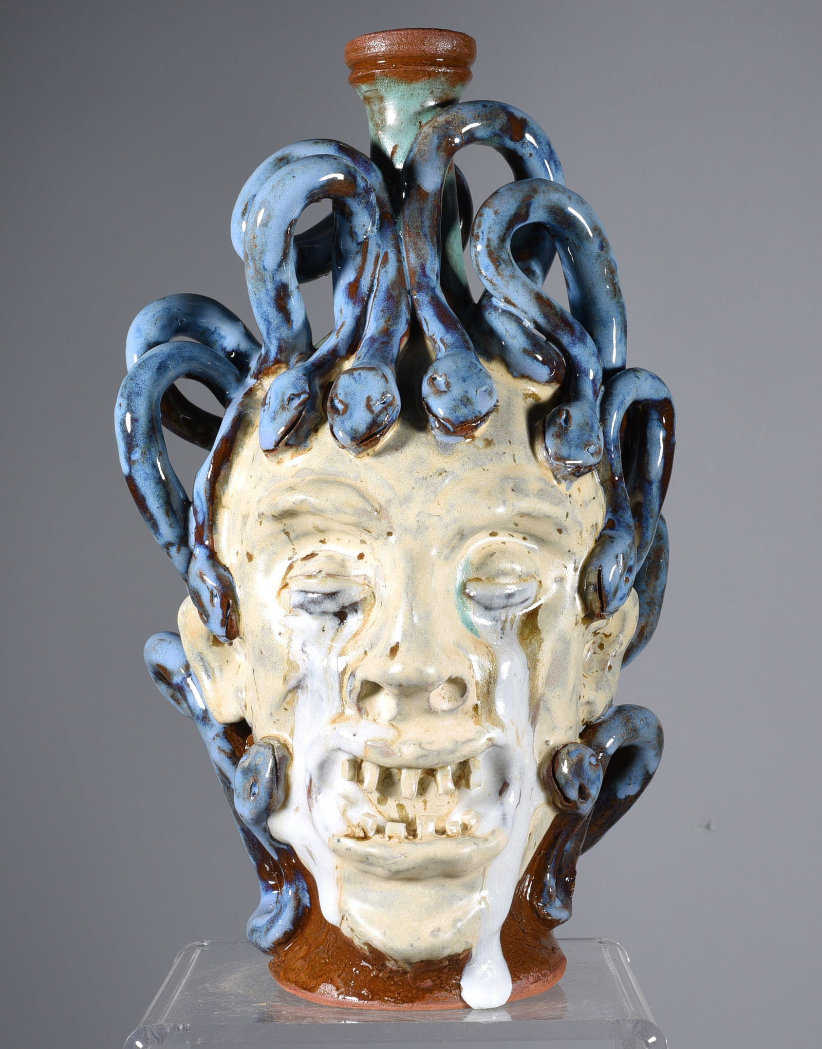 Marvin Bailey Medusa Face Jug (1 of 5)