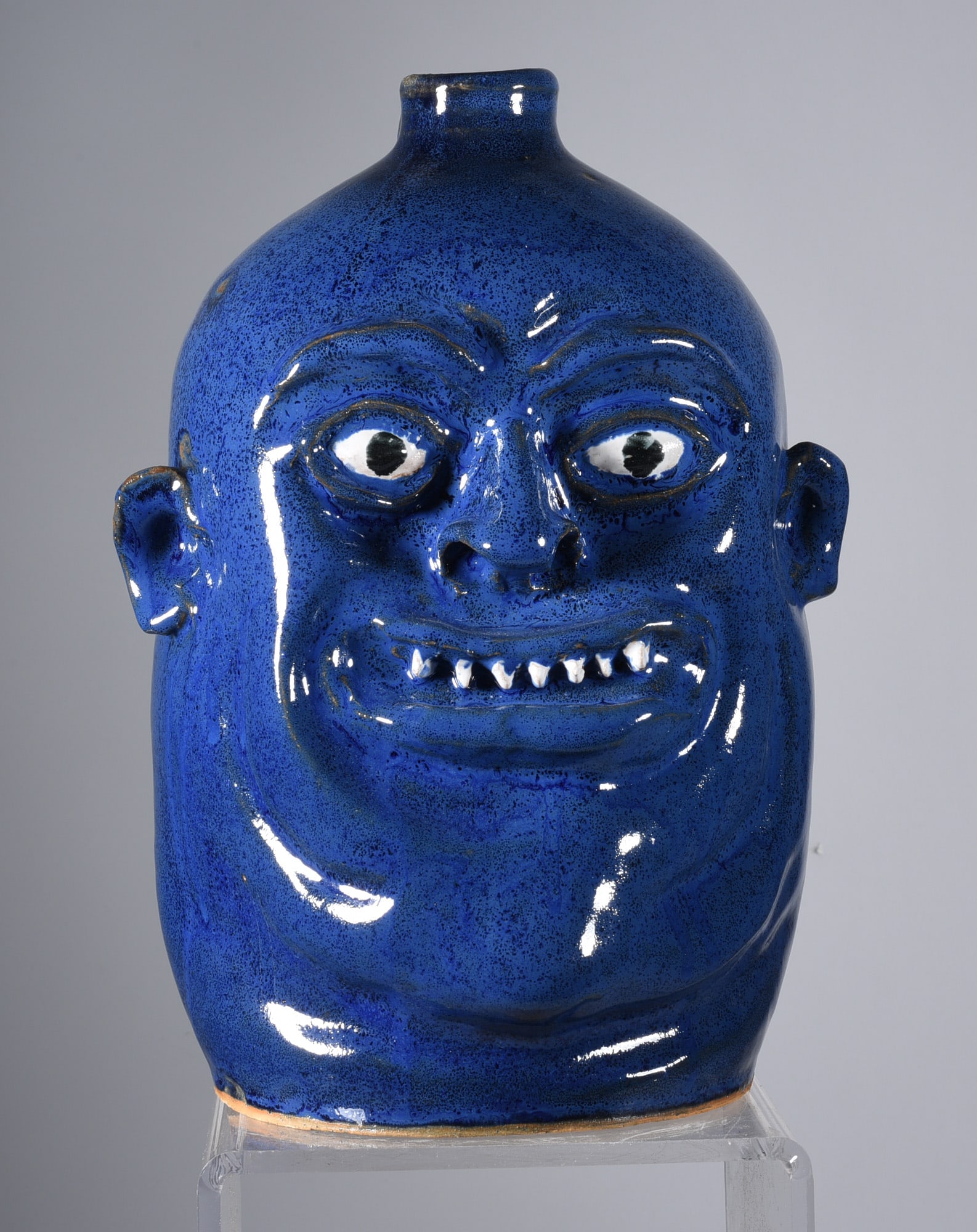 Marvin Bailey Blue Face Jug (1 of 5)