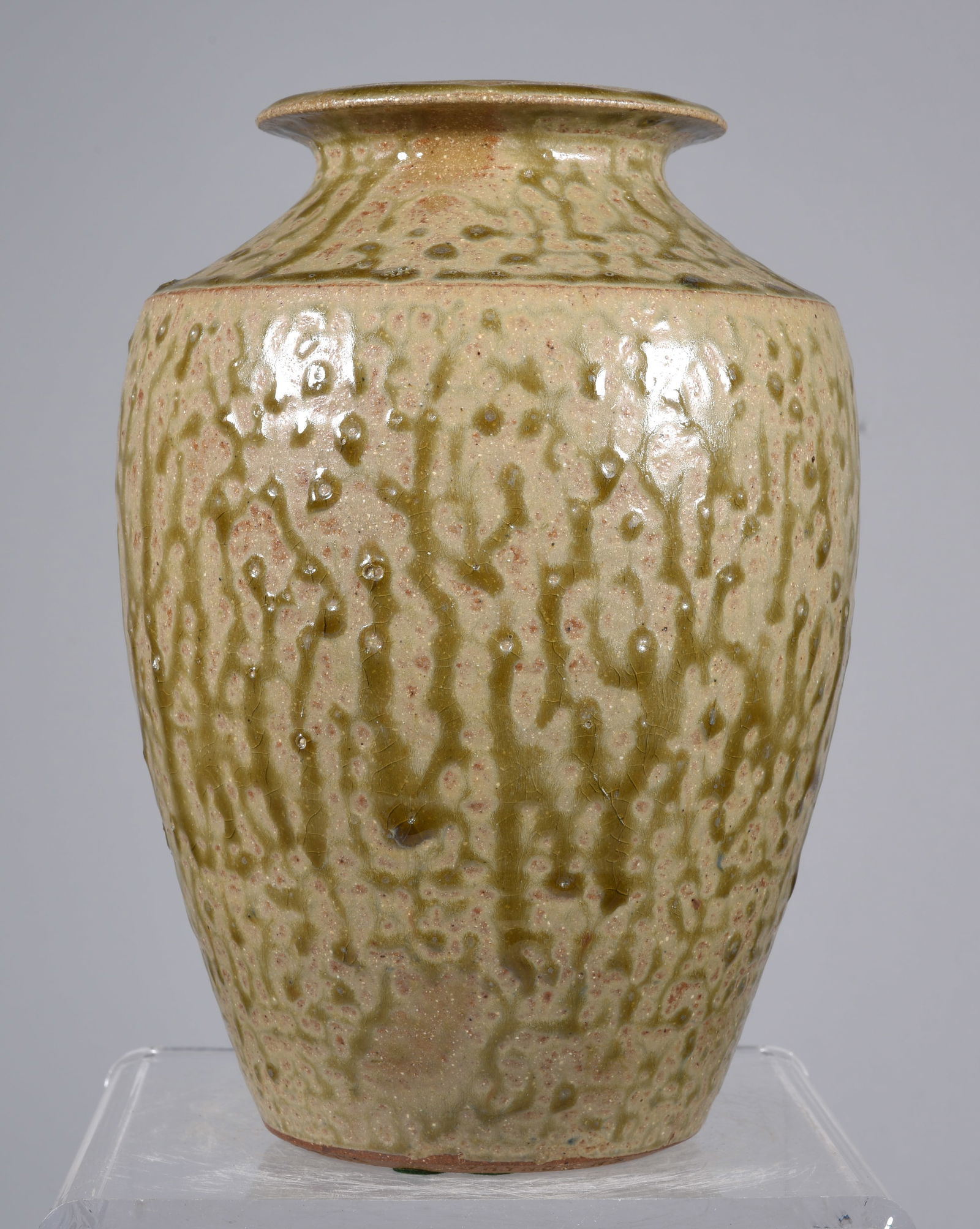 Wild Rose Salt Glaze Pottery Jar (1 of 3)