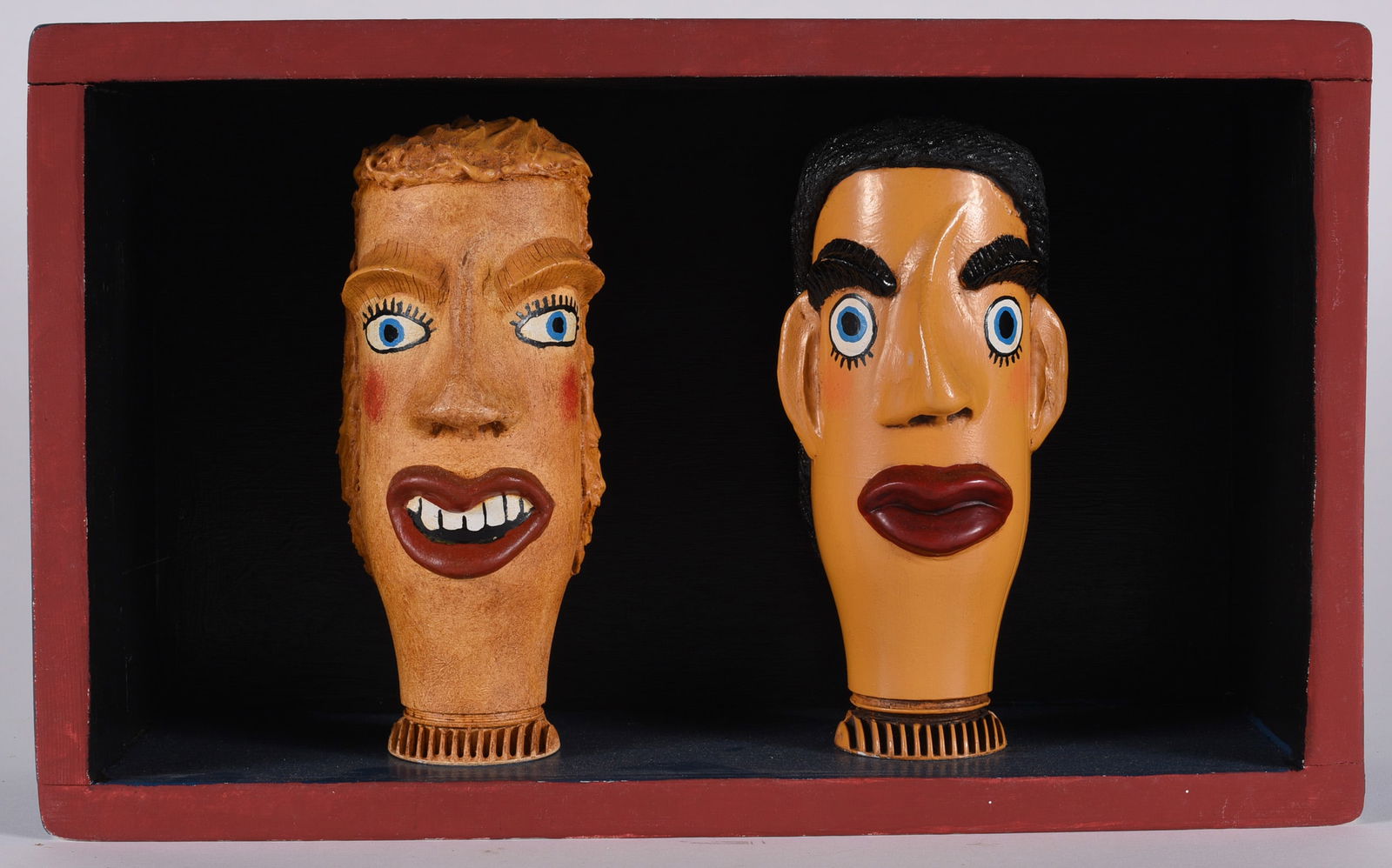 Larry Ballard Folk Carved Heads (1 of 3)