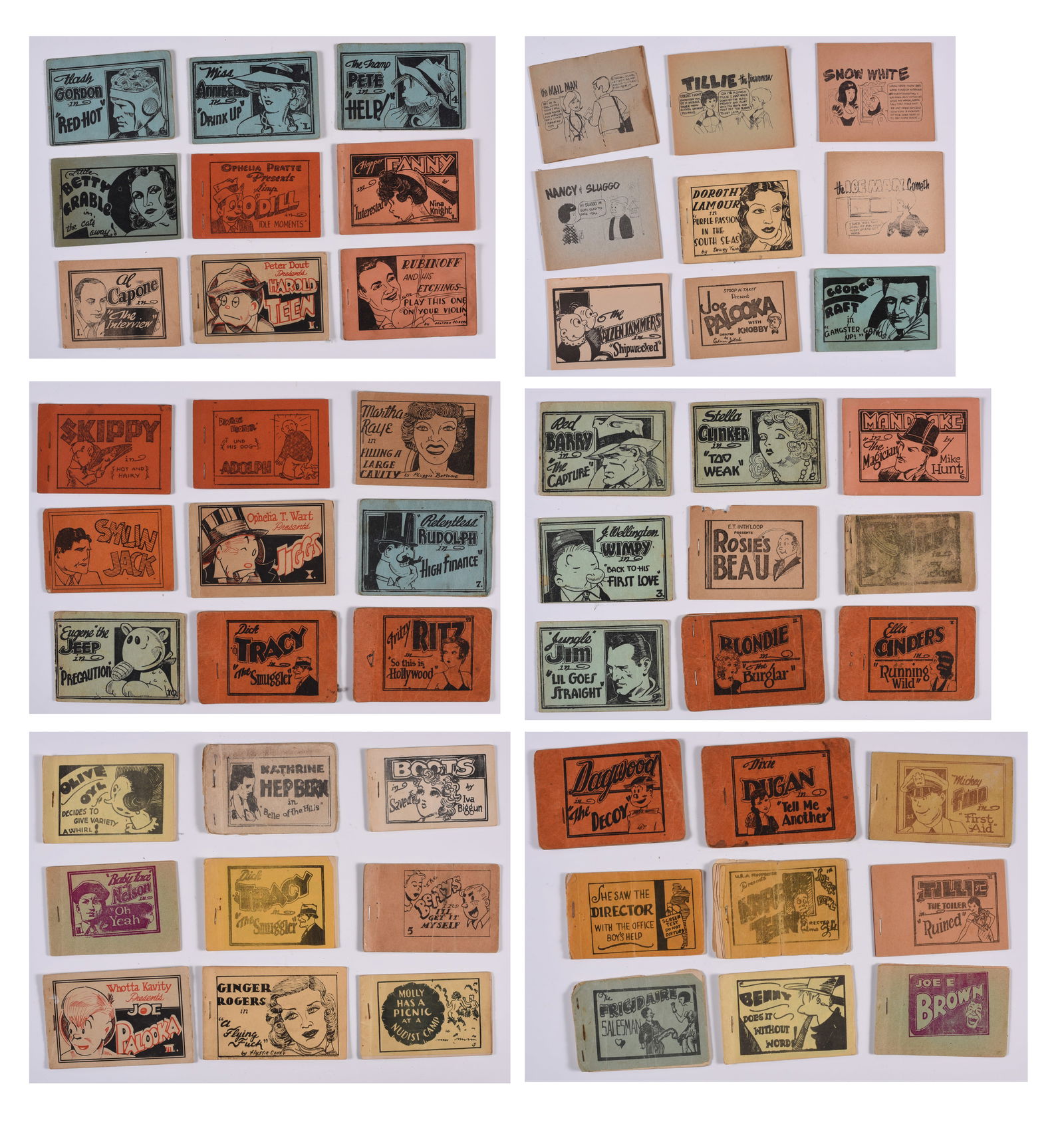 Tijuana Bible Collection Comic Books (1 of 2)