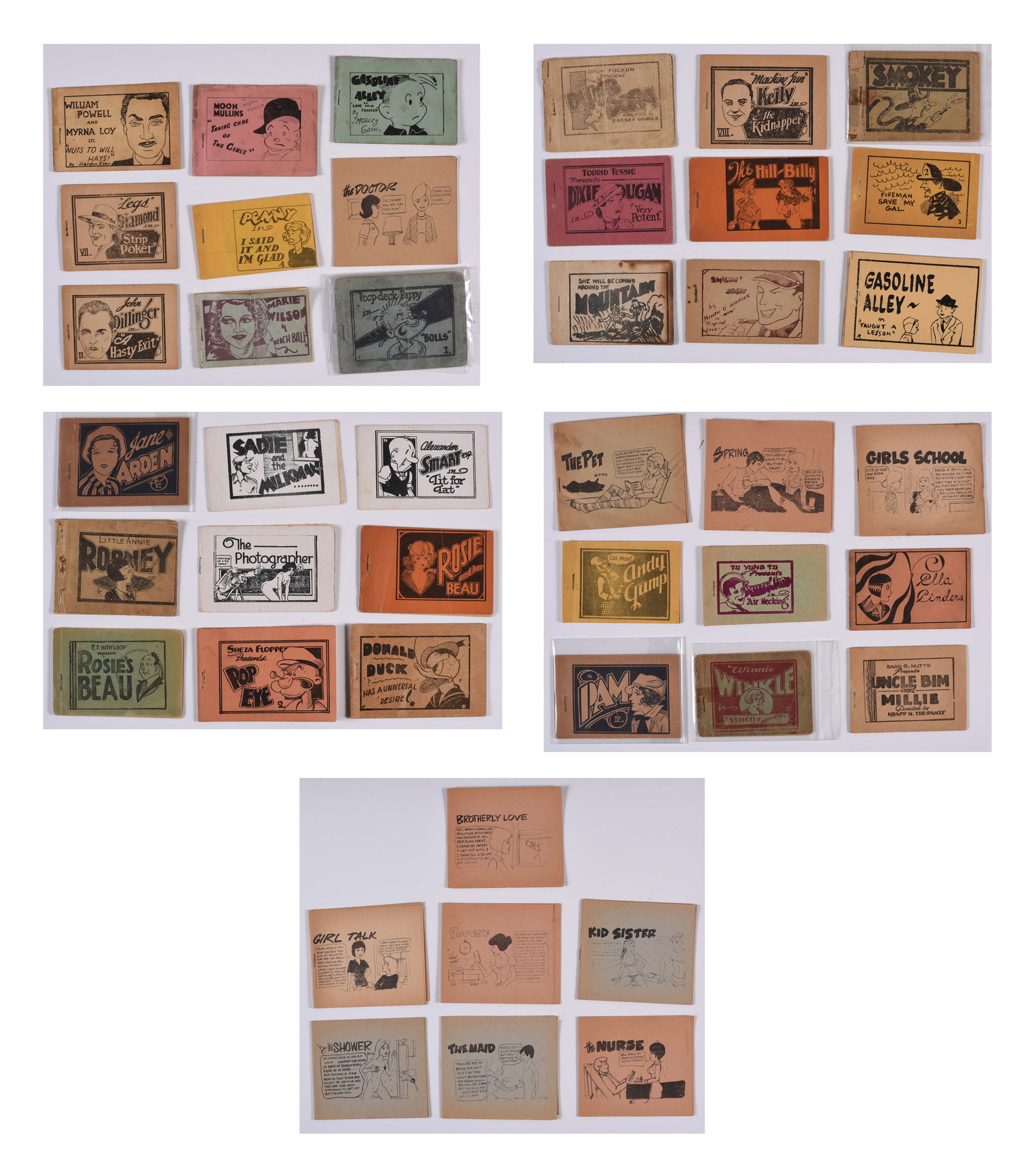 Tijuana Bible Collection Comic Books (1 of 2)