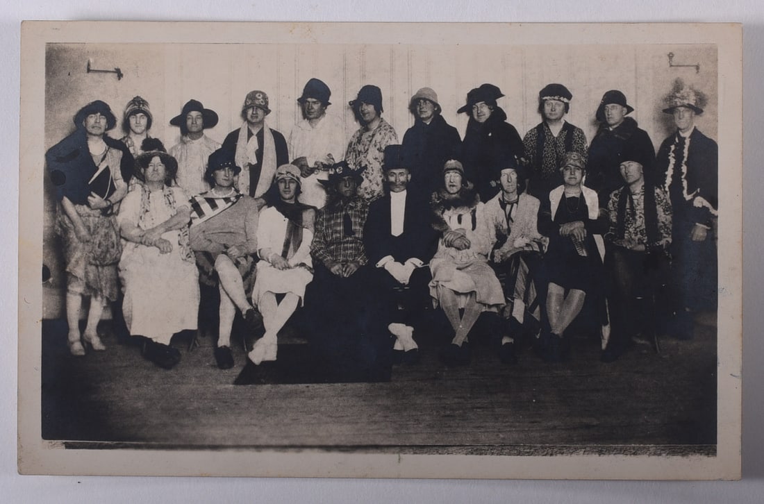 Vintage Original LGBTQ Postcard Post Card: 5.5'' x 3.5'' original post card, see photo for condition. From a large collection of drag and cross dressing photos.