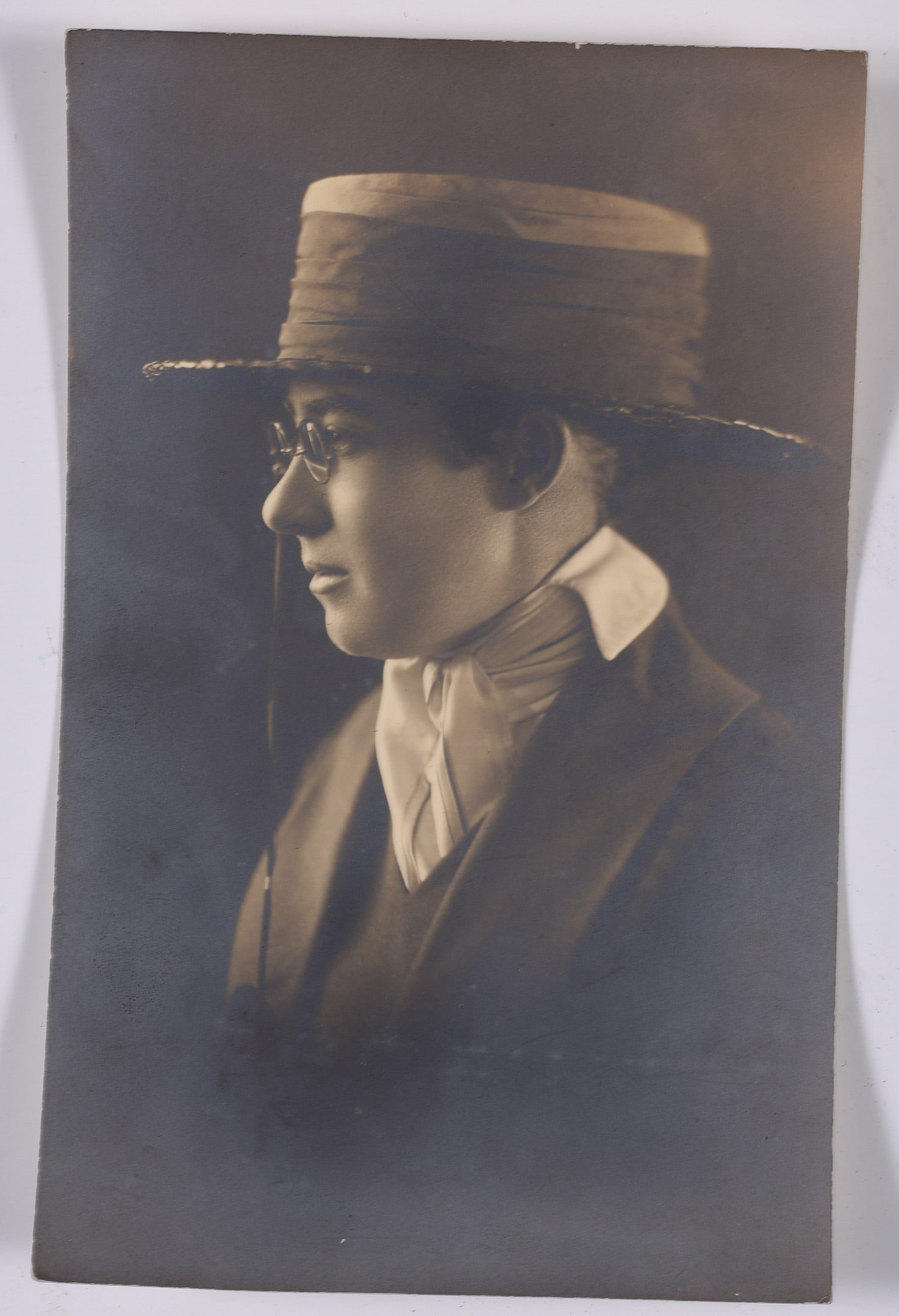 Vintage Photograph of Jewish Boy: 5'' x 8'' see photos for condition and details. From a large collection of phallic and drag photos.