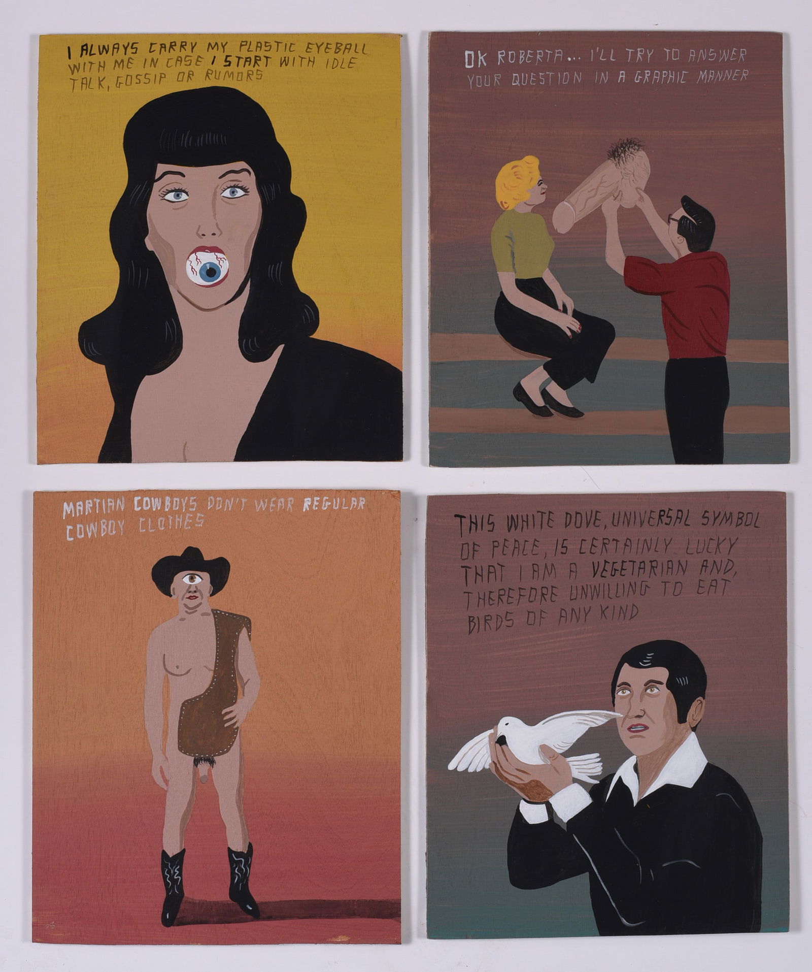 Outsider Art Paintings (4) (1 of 2)