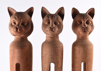 Gene Kangas Wood Carved Sculpture