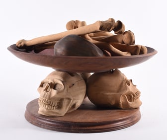 Gene Kangas Wood Carved Sculpture