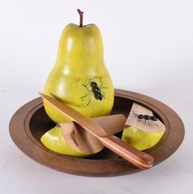 Gene Kangas Carved Wood Sculpture