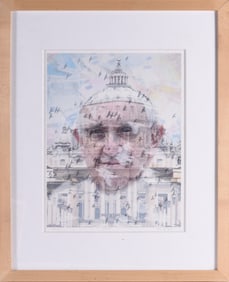 Gene Kangas (b. 1944) signed print