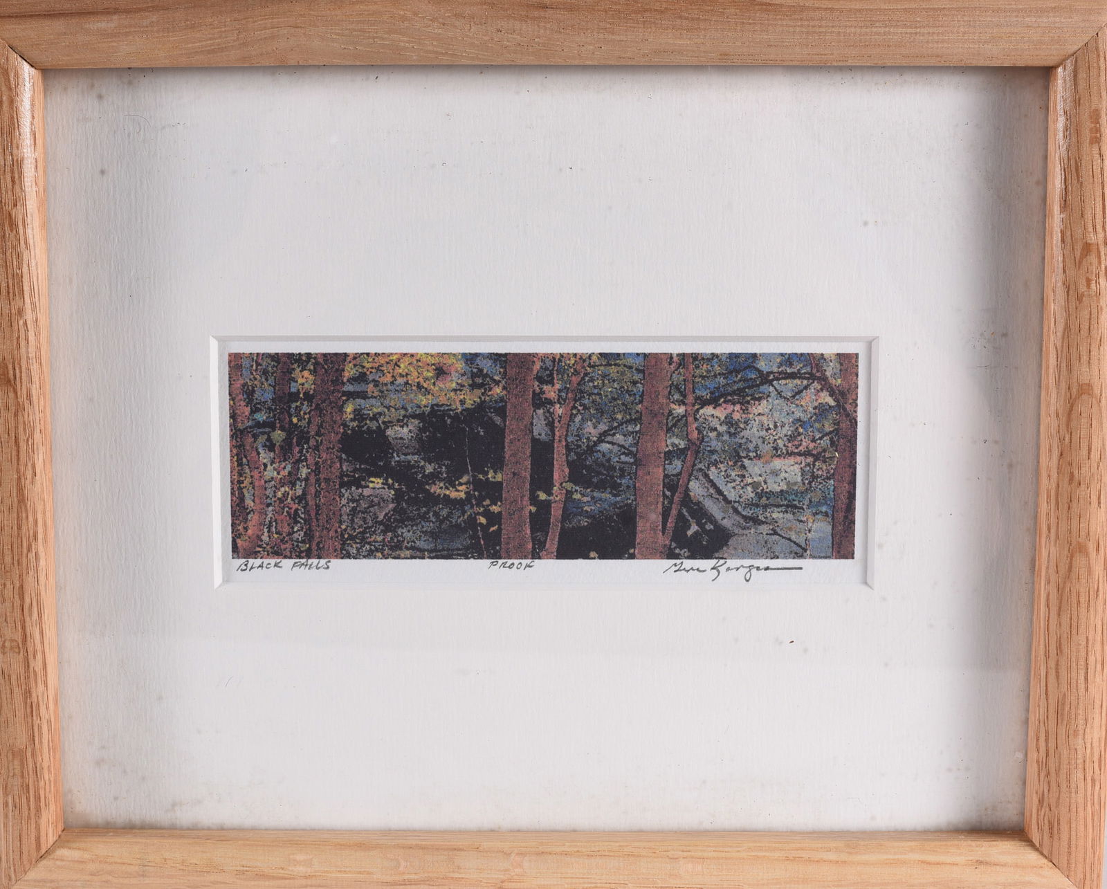 Gene Kangas (b. 1944) signed print (1 of 1)