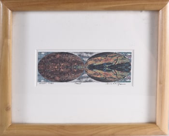 Gene Kangas (b. 1944) signed print