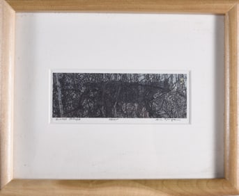 Gene Kangas (b. 1944) signed print