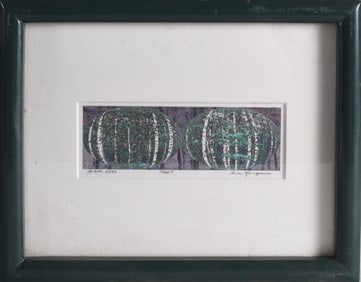 Gene Kangas (b. 1944) signed print