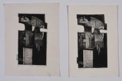 Gene Kangas (b. 1944) signed print