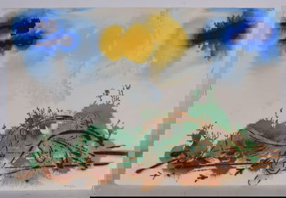 Gene Kangas Mixed Media on Artist Paper