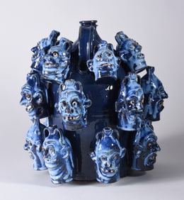 Marvin Bailey 21  Black Jack Face Jug