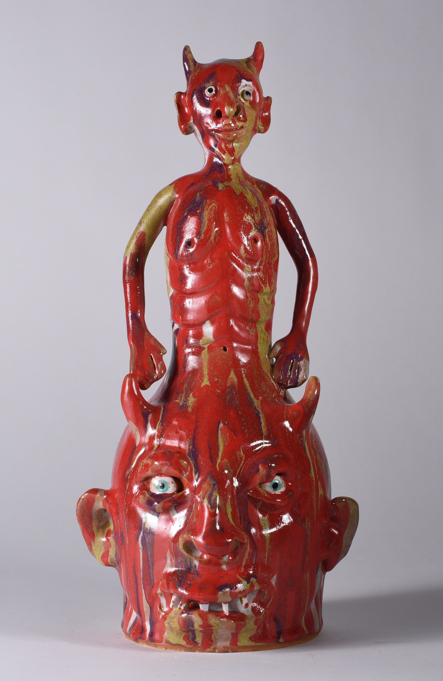 Marvin Bailey Devil Double Face Jug (1 of 5)