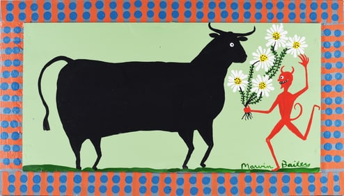 Marvin Bailey Folk Art Painting