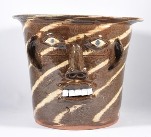 Walter Fleming Swirl Face Pot