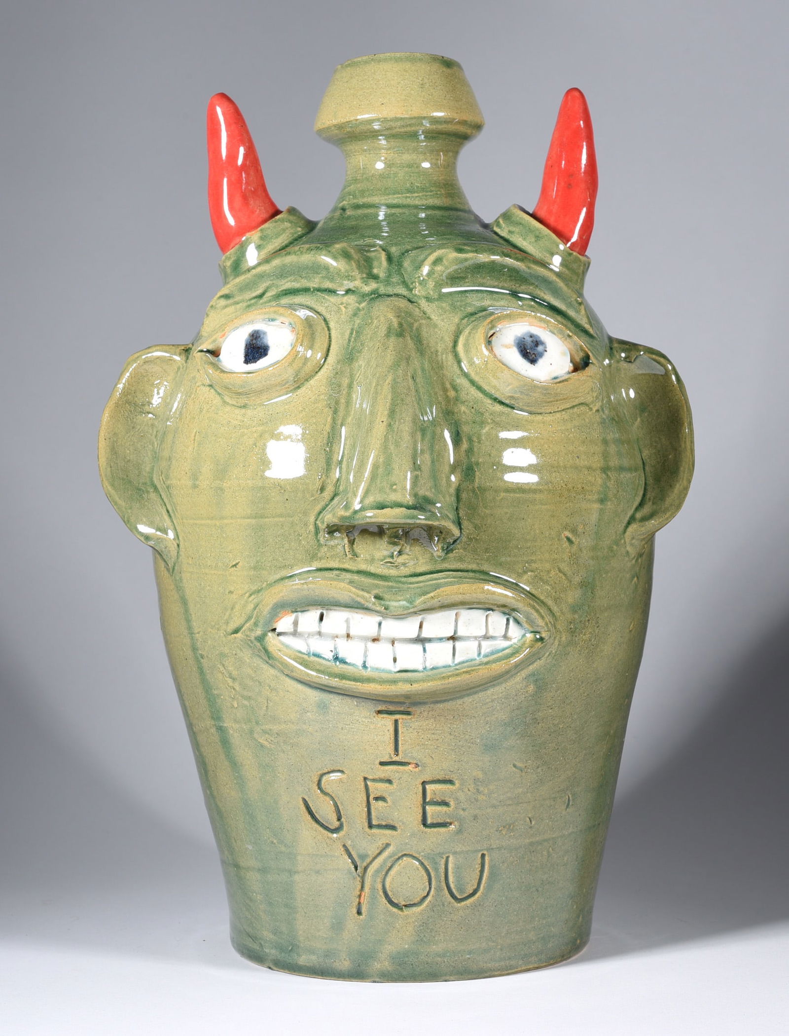Randy Tobias Face Jug (1 of 4)
