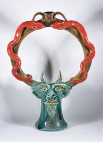 Randy Tobias Face Ring Jug