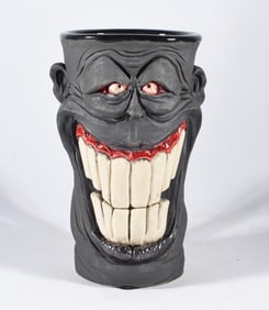 Greg Mathis Pottery Face Mug