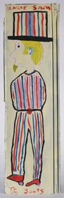 TC Boots Folk Art Painting