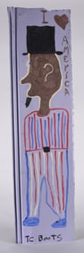 TC Boots Folk Art Painting