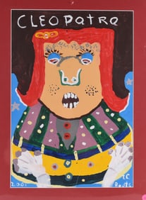 TC Boots Folk Art Painting