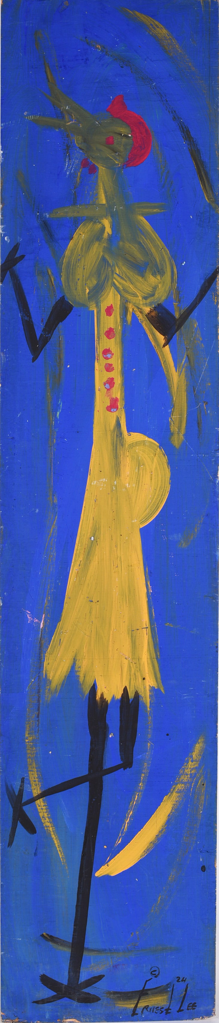 Ernest Lee Folk Art Painting (1 of 2)