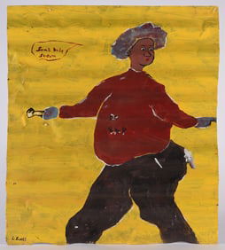 Leonard Jones Folk Art Painting