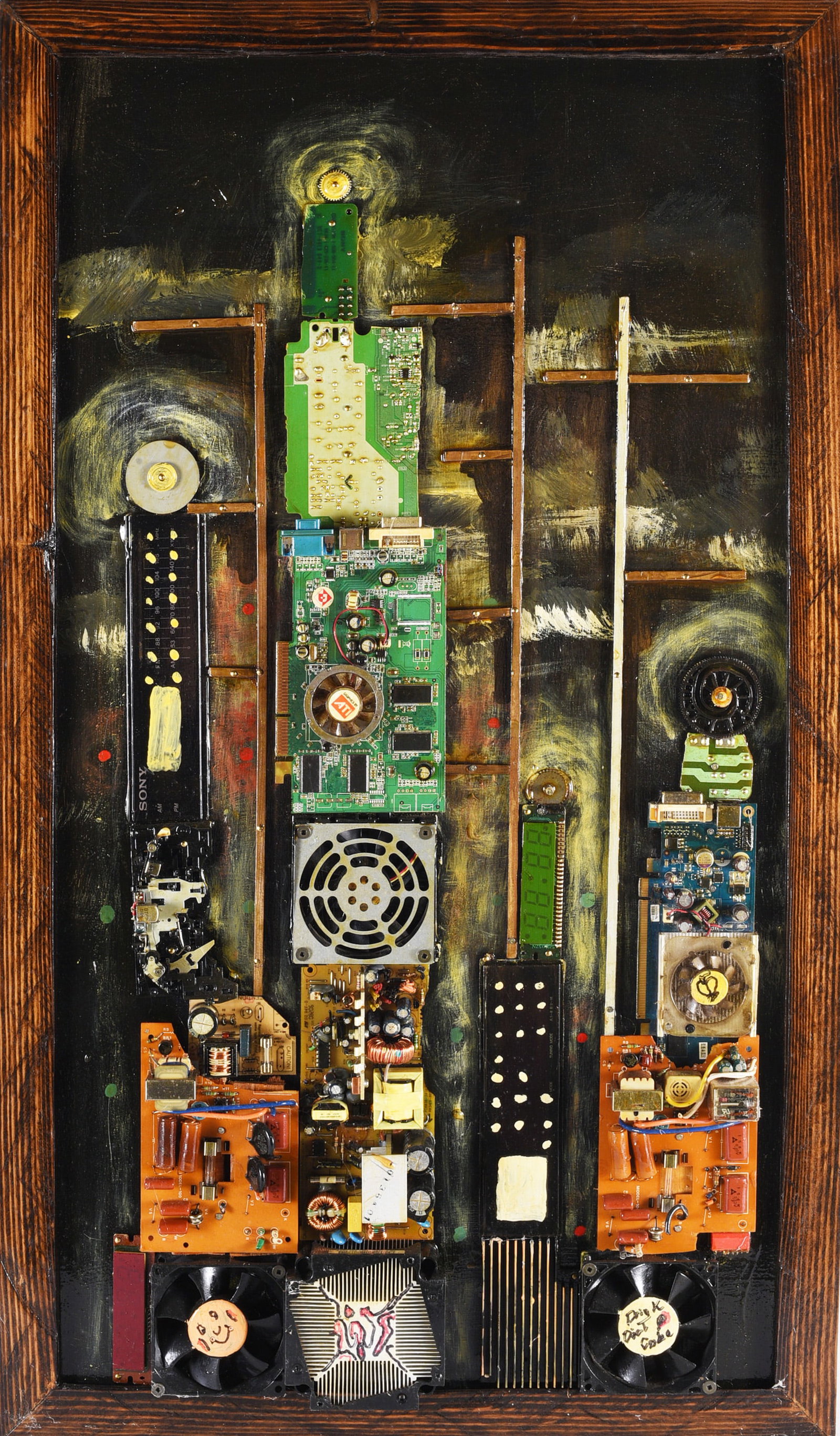 Dr. Richard Seed (1937 - 2021): 20" x 34" Richard Seed held a phd in parasiteology and worked an UNC Chapel Hill. He had a life long passion for the research and teaching of infectious disease. Richard found his calling in the art w