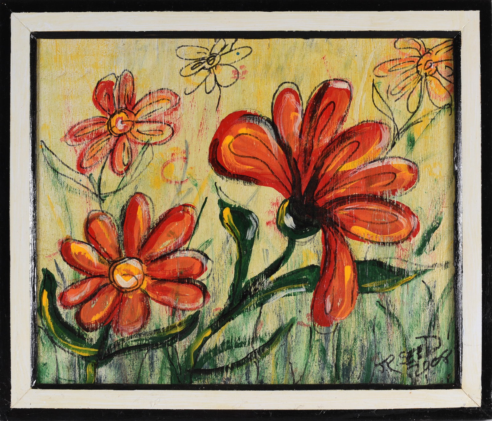 Dr. Richard Seed (1937 - 2021): 19" x 16" Richard Seed held a phd in parasiteology and worked an UNC Chapel Hill. He had a life long passion for the research and teaching of infectious disease. Richard found his calling in the art w