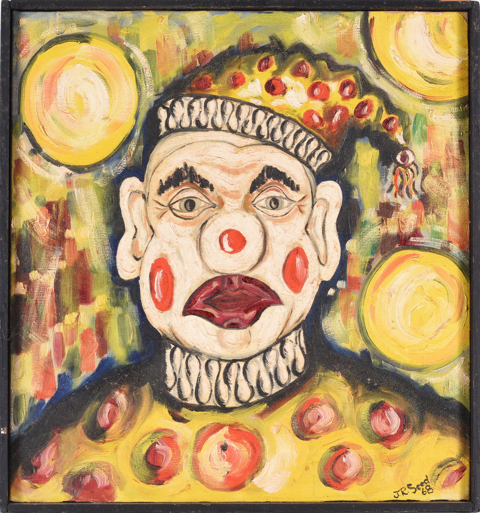 Dr. Richard Seed (1937 - 2021): 16" x 17" Richard Seed held a phd in parasiteology and worked an UNC Chapel Hill. He had a life long passion for the research and teaching of infectious disease. Richard found his calling in the art w